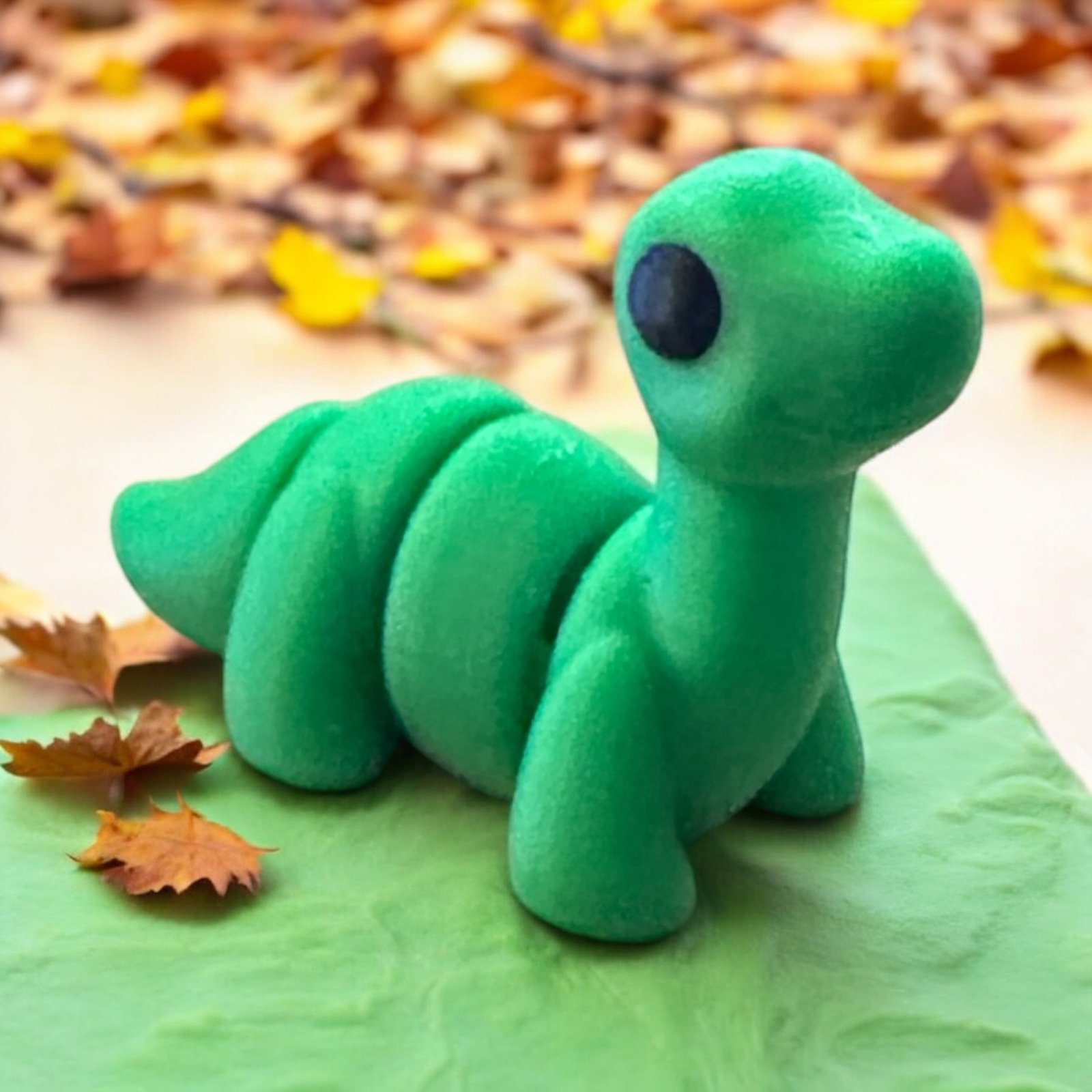 Baby Brontosaurus Mini, an articulated 3D-printed collectible figure from SpaceCity3D (Minis)