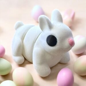 Baby Bunny Mini, an articulated 3D-printed collectible figure from SpaceCity3D (Minis)