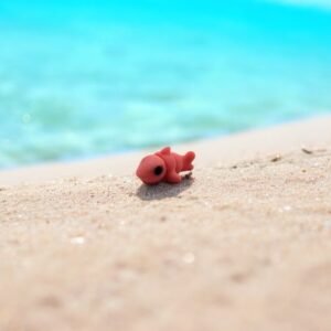 Tiny Baby Shark Mini, an articulated 3D-printed collectible figure from SpaceCity3D (Minis)